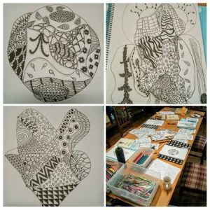 Introduction to Zentangle and ZIA Doodle Art Workshop Adelaide